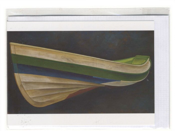 Yorkshire Coble folding card