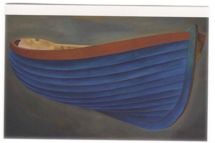 Blue Boat folding card